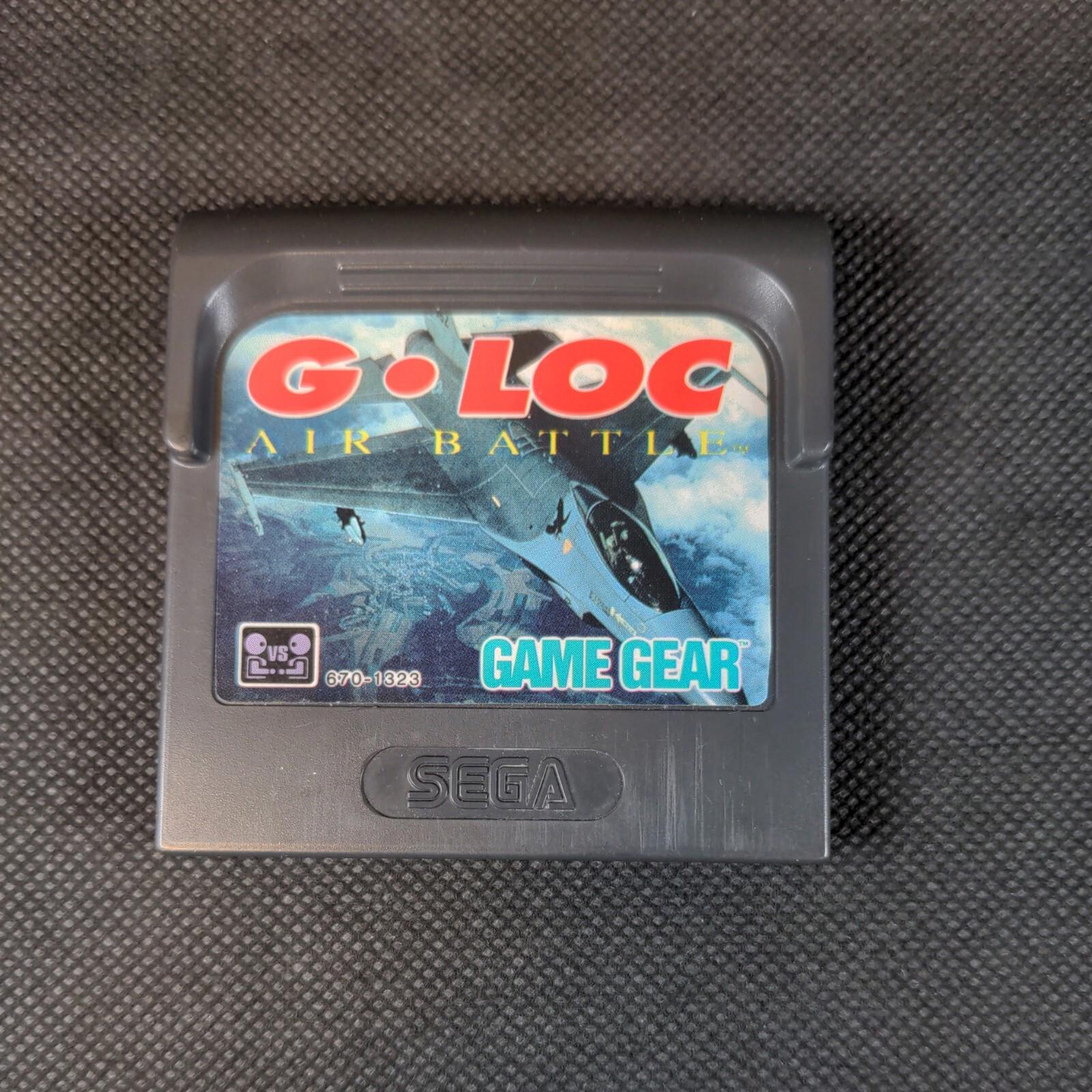 G-LOC Cartridge & Manual  Sega Game Gear Video Game Tested & Working