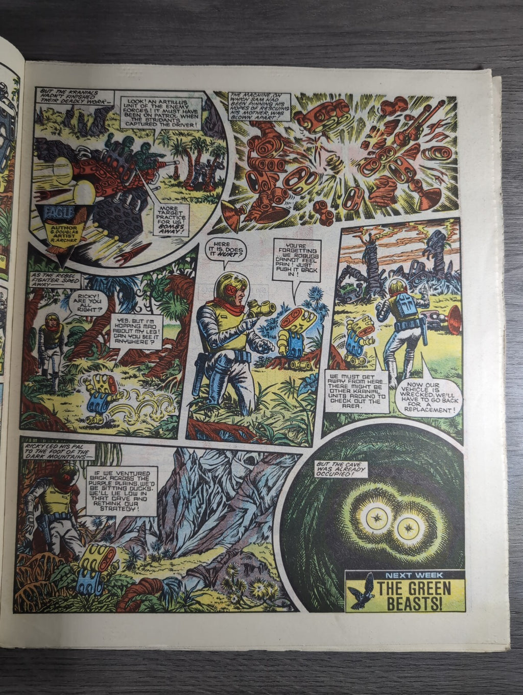 Eagle Comic Issue No. 229 9th August 1986 Vintage Retro UK Comic