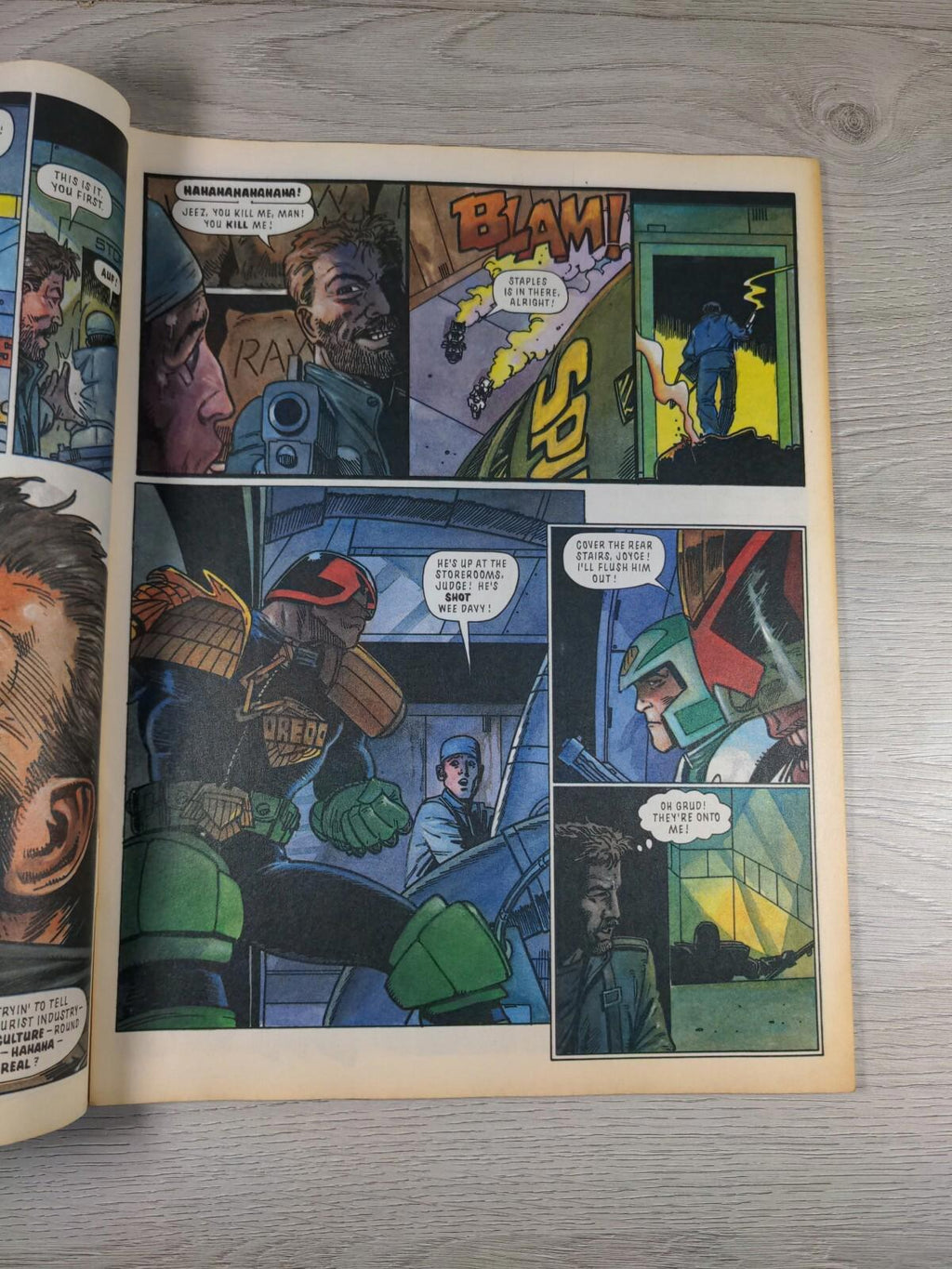 2000AD Featuring Judge Dredd Prog 732 May 1991 Vintage Comic