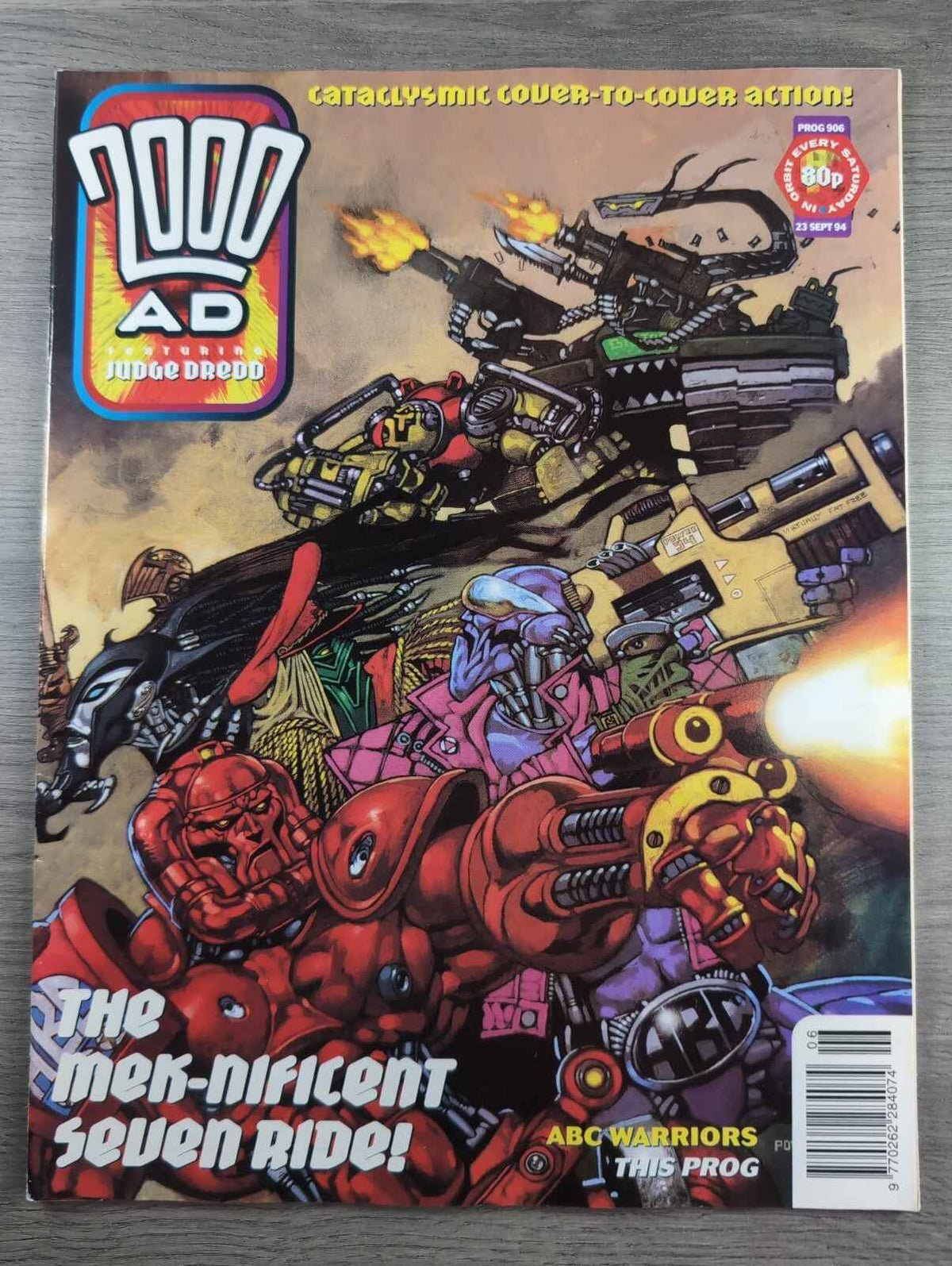 2000AD Prog 906 Featuring Judge Dredd Comic 23rd Sept 1994 Vintage Retro Comic