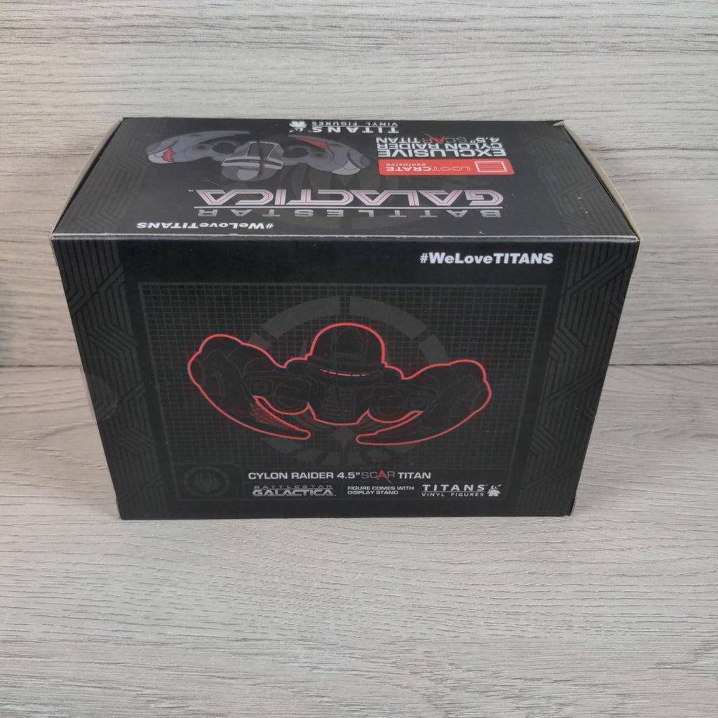 Loot Crate Exclusive Battlestar Galactica Cylon Raider 4.5" Scar Titan Model