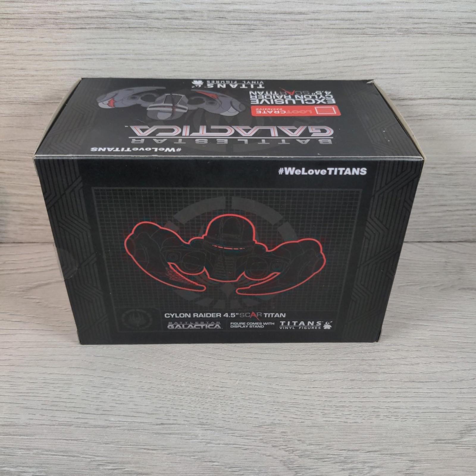 Loot Crate Exclusive Battlestar Galactica Cylon Raider 4.5" Scar Titan Model