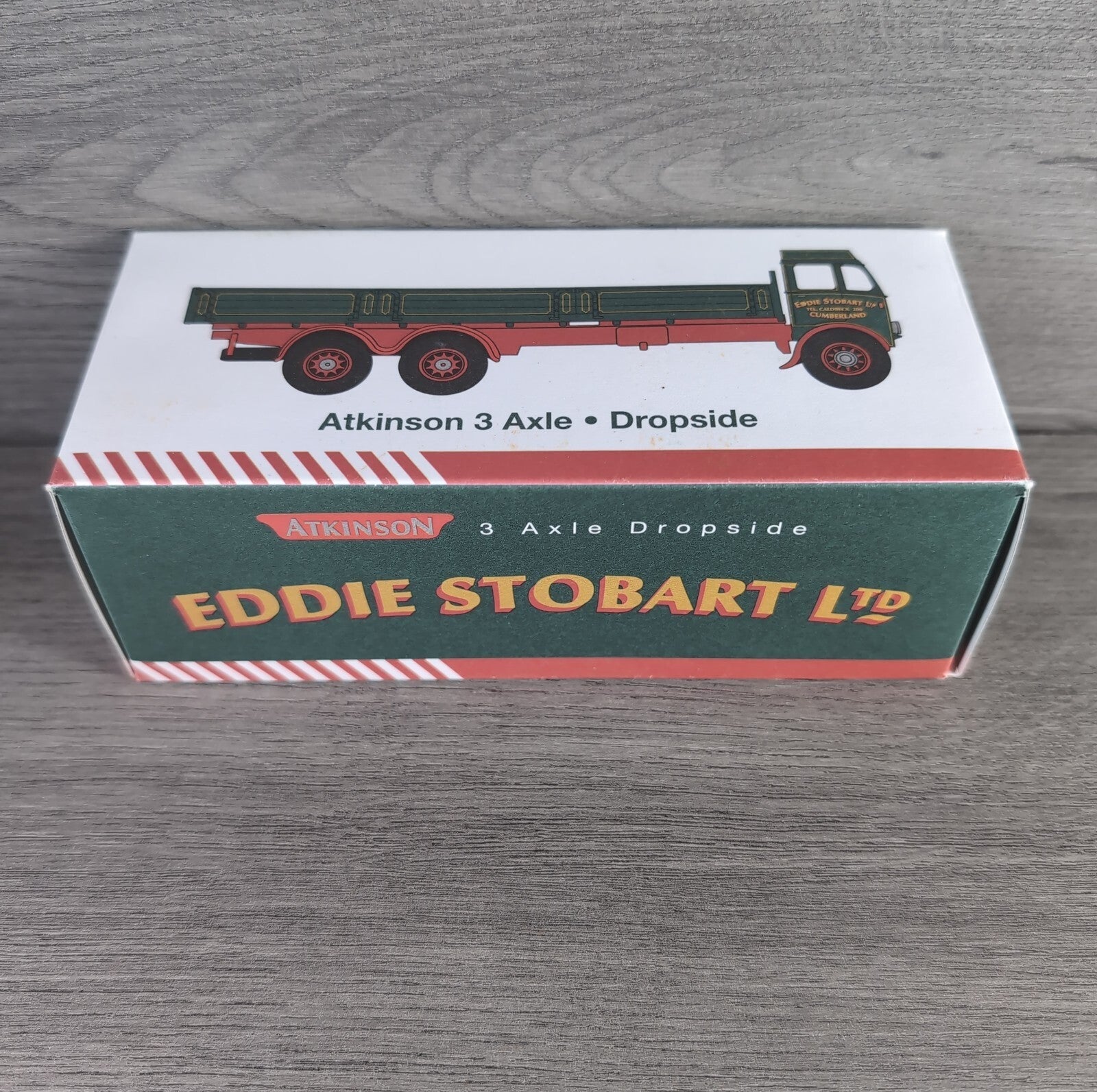 Atlas Editions Eddie Stobart Atkinson 3 Axle Dropside Die-Cast Model