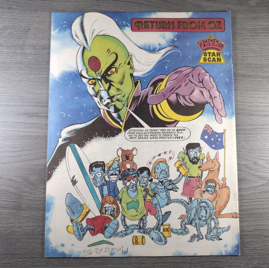 2000AD Prog 544 Featuring Judge Dredd 17th October 1987 Vintage Comic