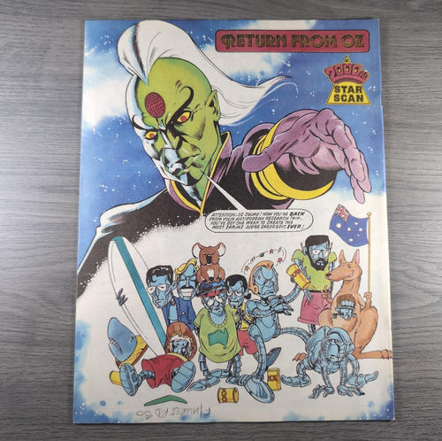 2000AD Prog 544 Featuring Judge Dredd 17th October 1987 Vintage Comic