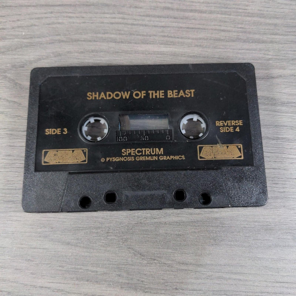Shadow Of The Beast ZX Spectrum 48/128K Game Cassette Gremlin Tested & Working