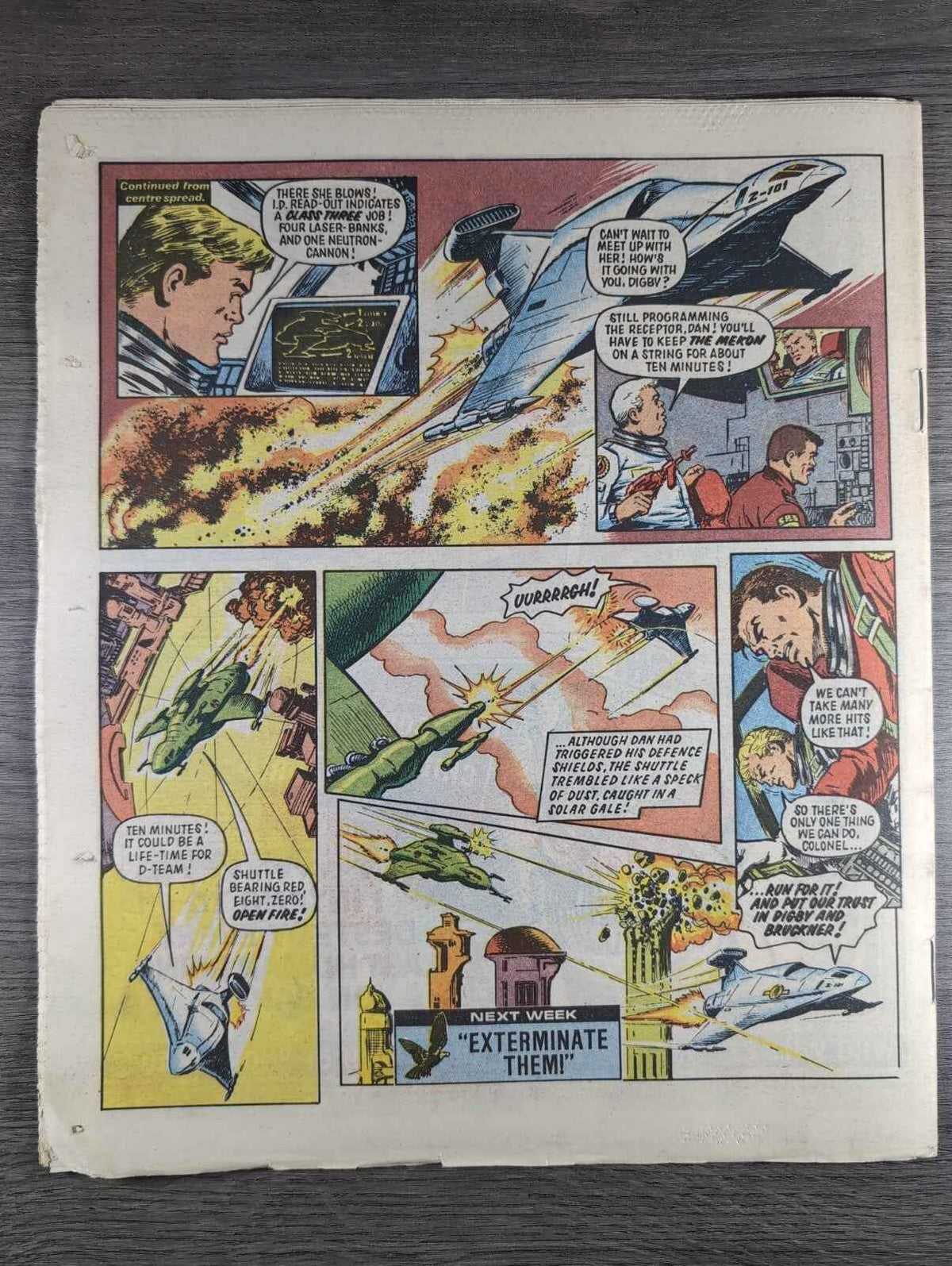 Eagle Comic Issue No. 228 2nd August 1986 Vintage Retro UK Comic