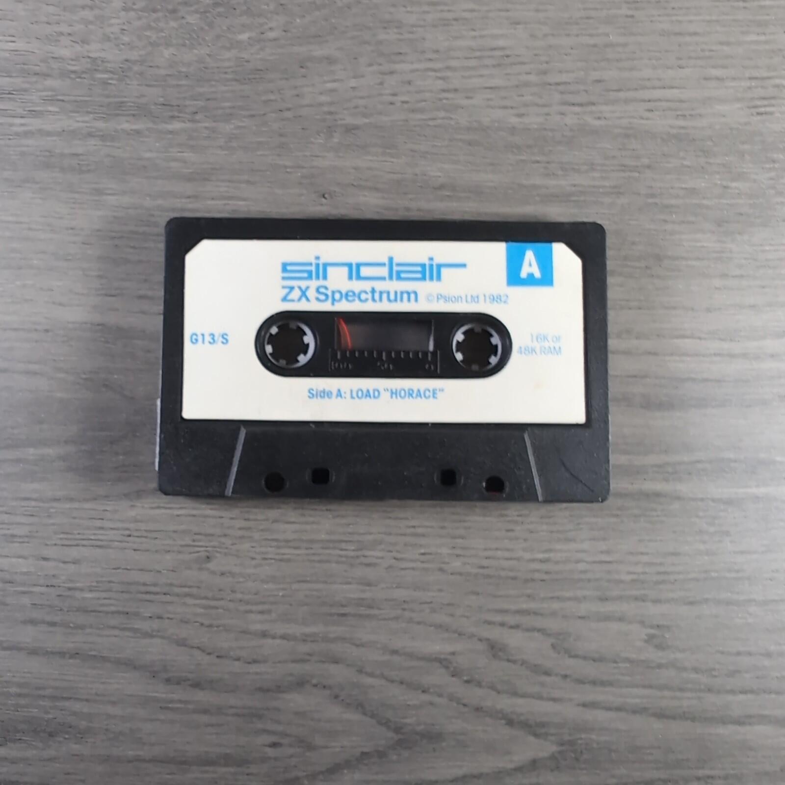 Hungry Horace ZX Spectrum 16/48K Game Cassette Tested & Working Vintage Game