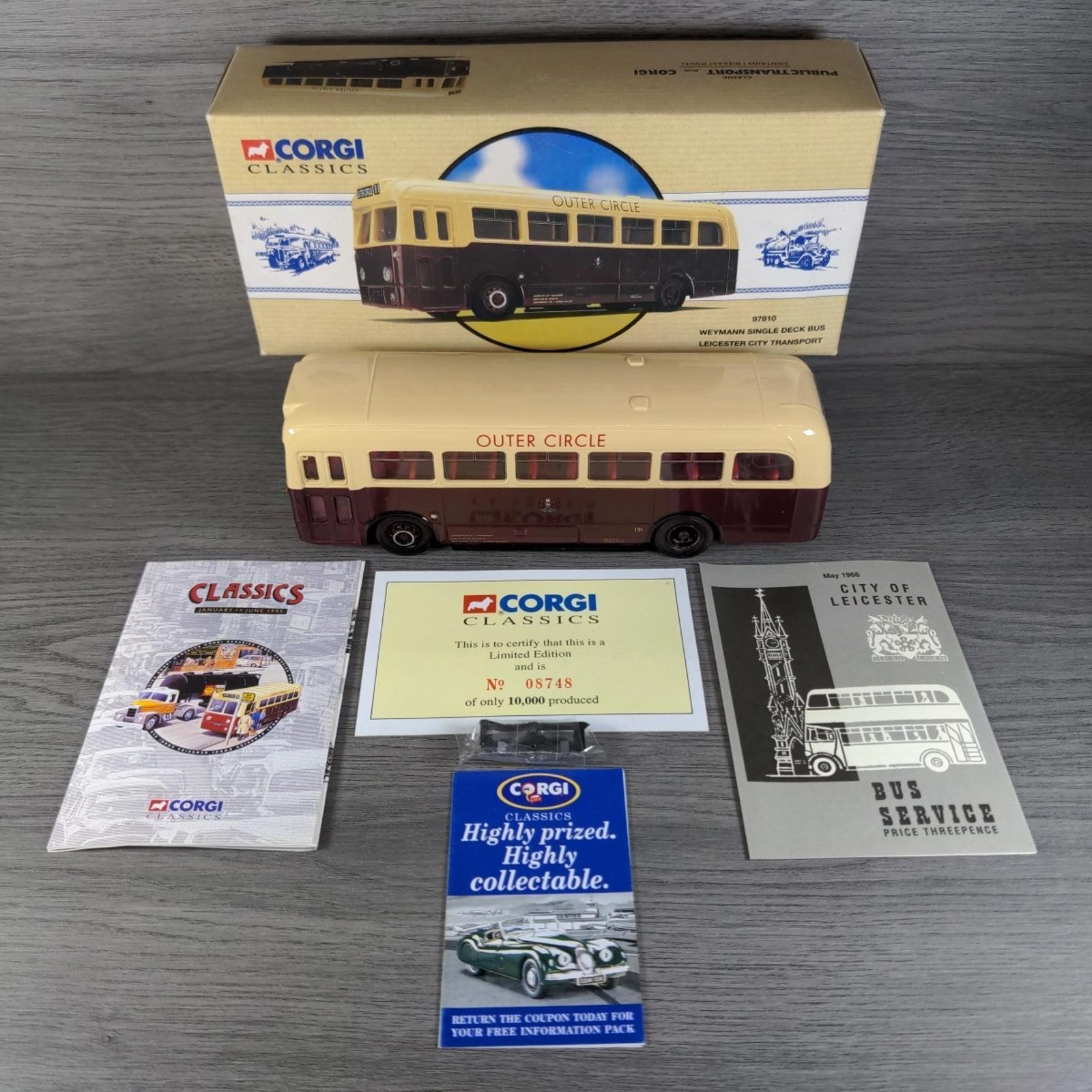 Corgi Classics Weyman Single Deck Bus 97810 Die-Cast Model
