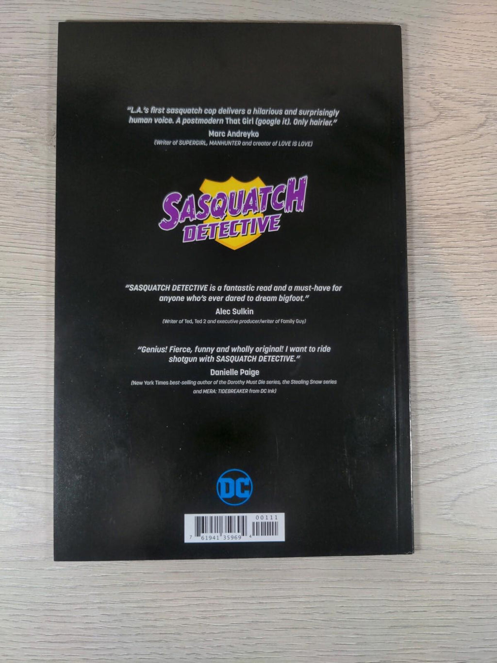 DC Comics: Sasquatch Detective Issue 1 February 2019 - Retrorama UK