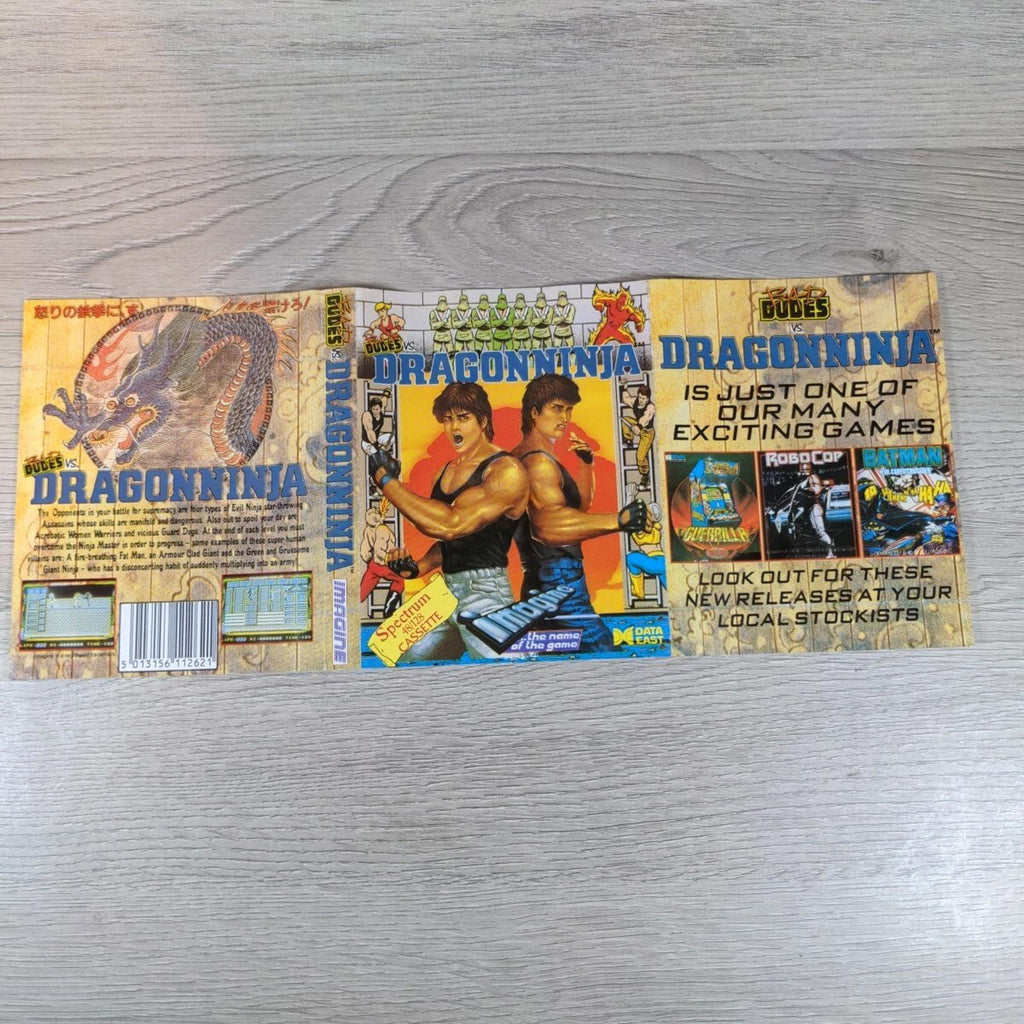 Bad Dudes Vs Dragon Ninja ZX Spectrum 48k 128k Game Cassette Tested & Working