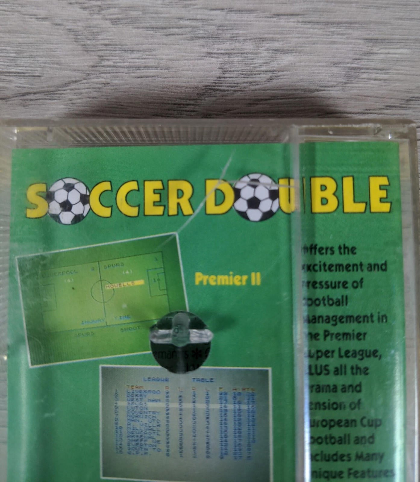 Soccer Double ZX Spectrum 48K 128K Game Cassette - Fully Tested & Working