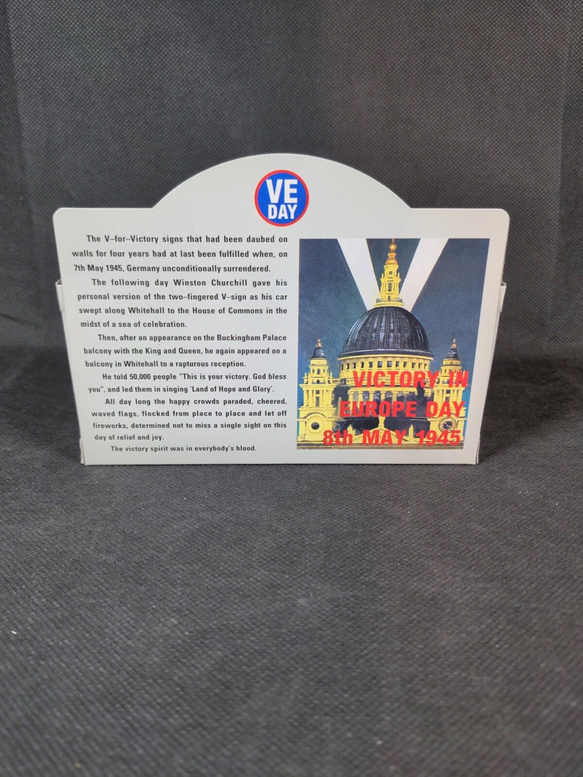Lledo 1945 50th Anniversary VE DAY 1995 Daily Express Diecast Model Van - Retrorama UK
