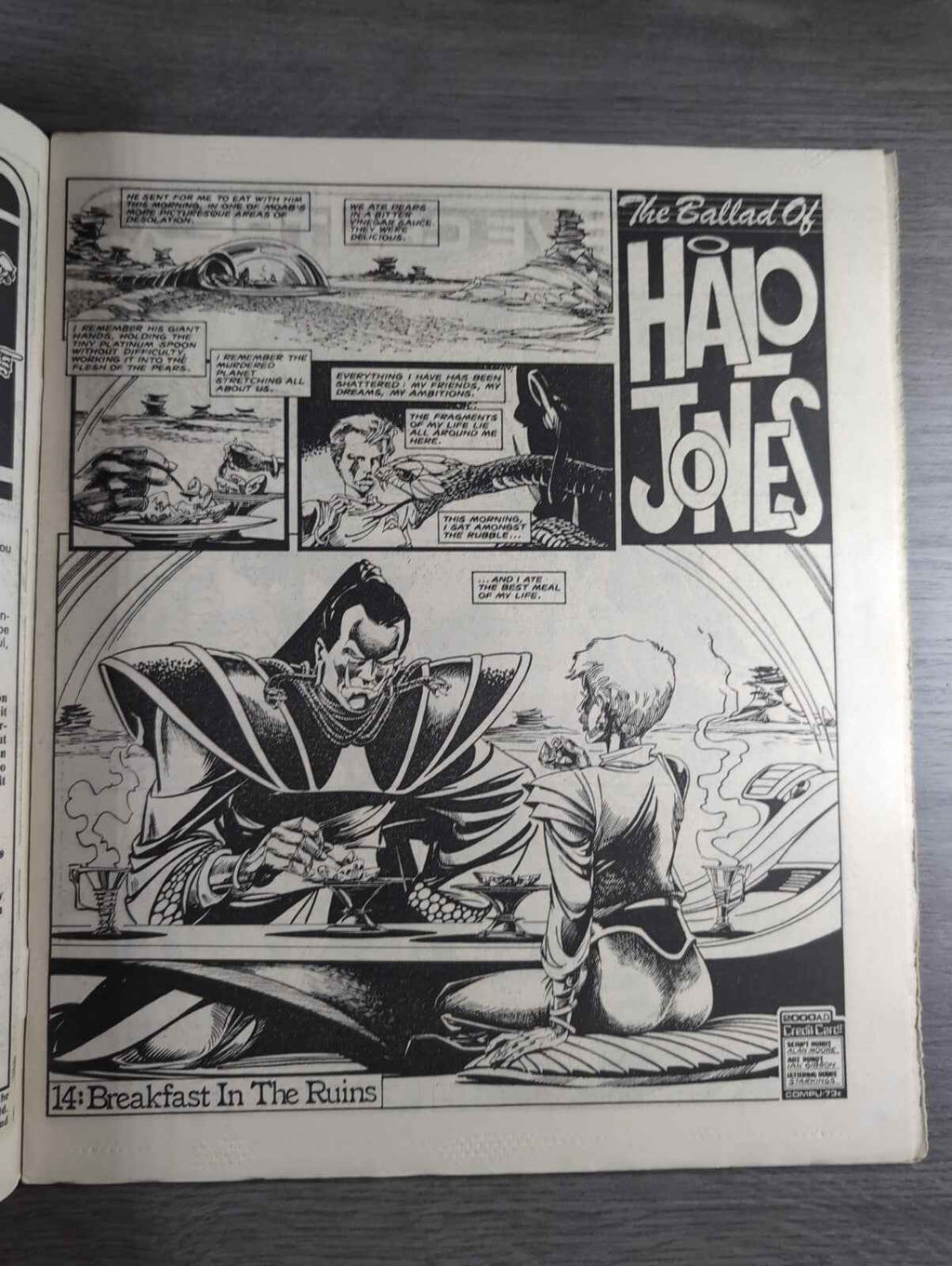 2000AD Prog 465 Featuring Judge Dread Comic 12th April 1986 Vintage Retro Comic