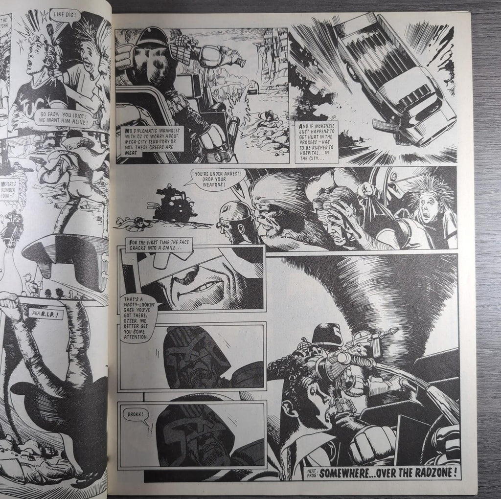 2000AD Prog 588 Featuring Judge Dredd 20th August 1988 Vintage Comic