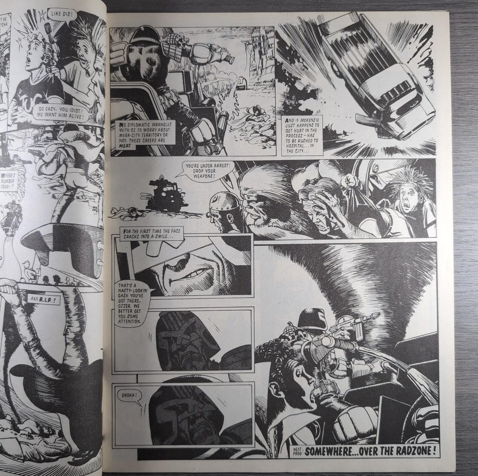 2000AD Prog 588 Featuring Judge Dredd 20th August 1988 Vintage Comic