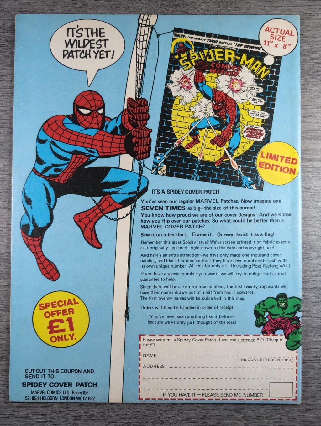 Spider-Man Comics Weekly No 118 Marvel Comics UK 17th May 1975 Vintage Comic