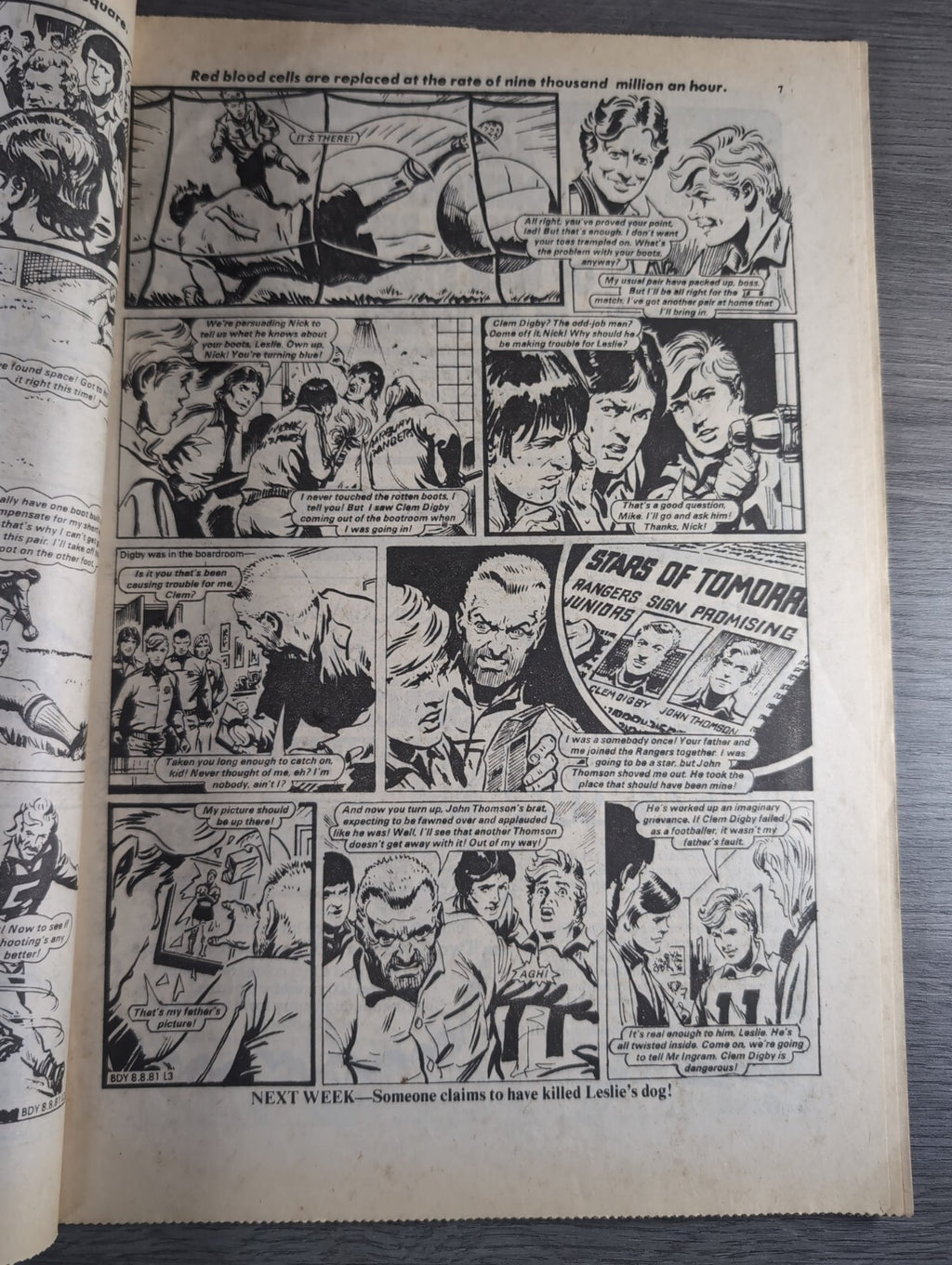 Buddy Comic Issue No 26 8th August 1981 Vintage Retro Comic