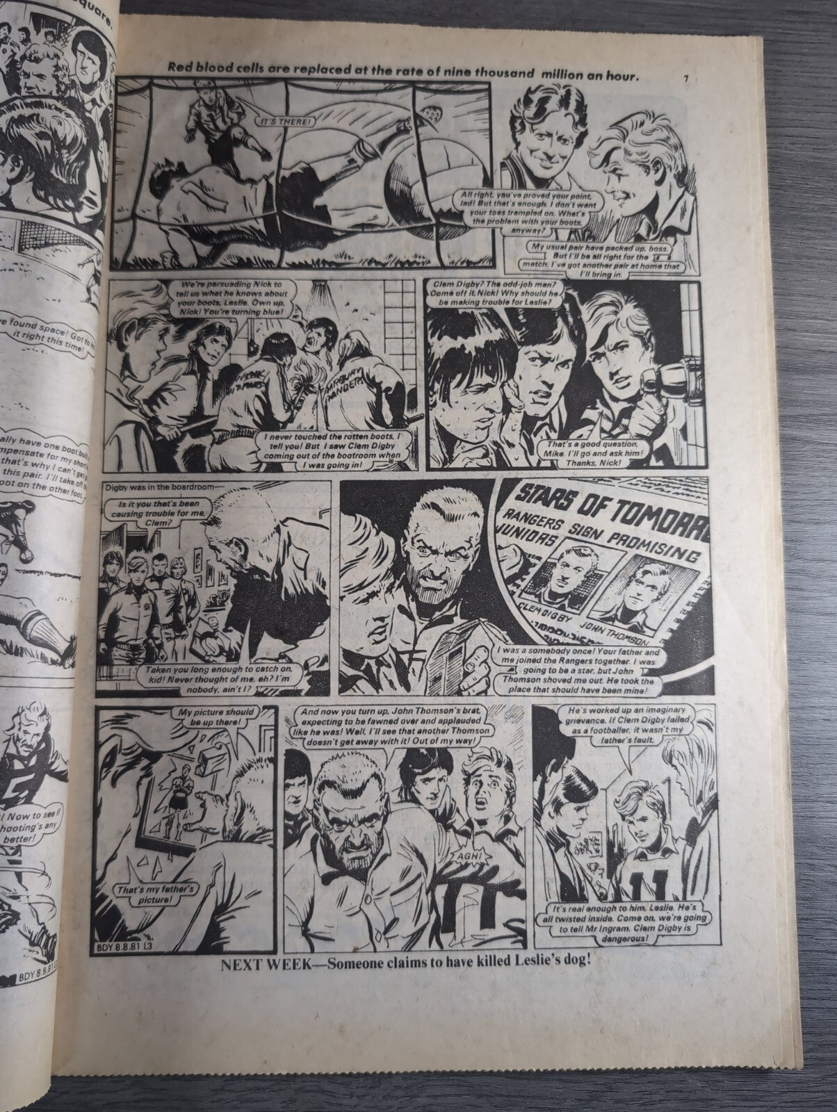Buddy Comic Issue No 26 8th August 1981 Vintage Retro Comic