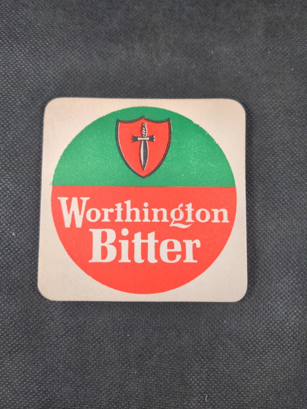 2 Vintage Beer Mats Worthington Bitter