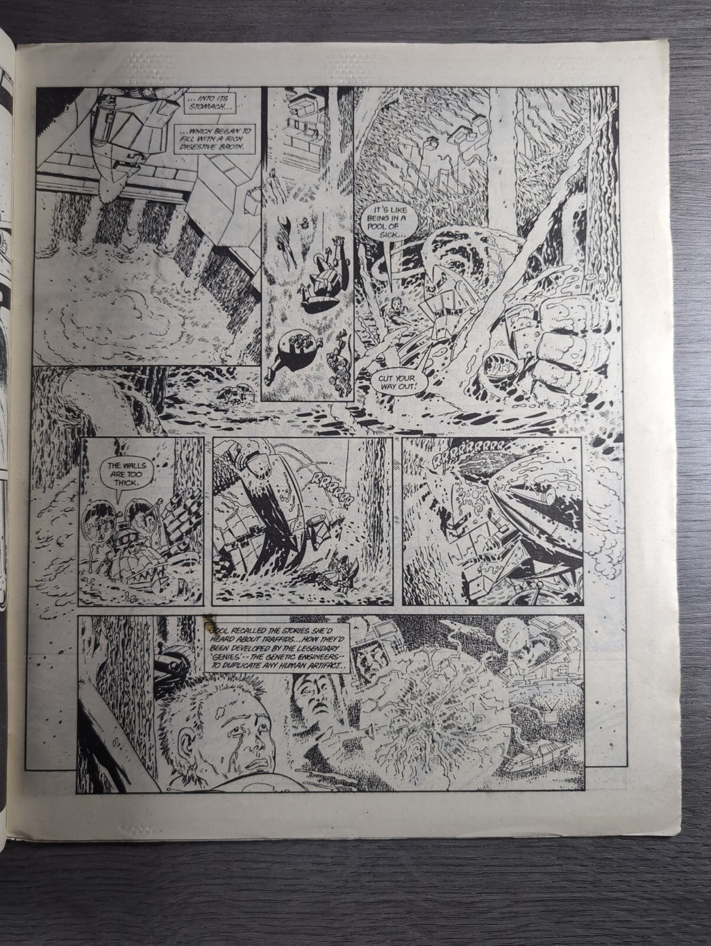 2000AD Prog 487 Featuring Judge Dread Comic Date 13th Sept 1986 Retro Comic