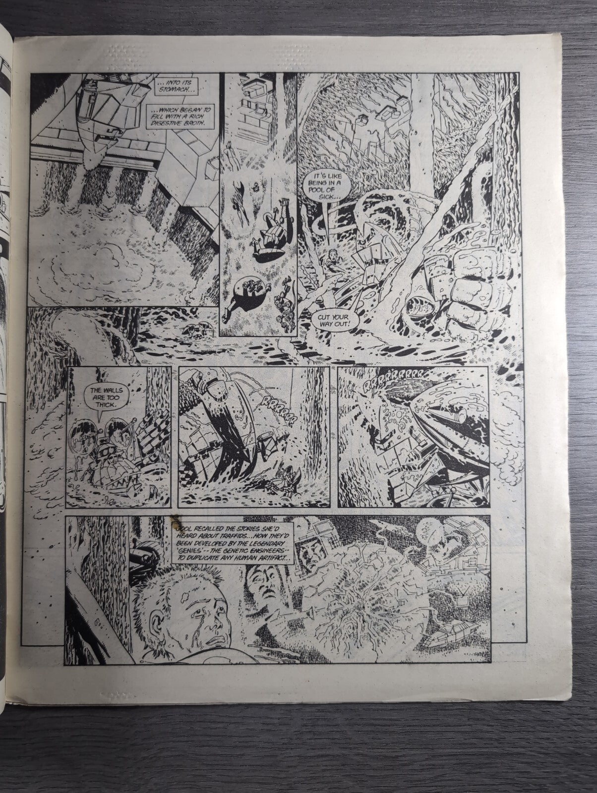 2000AD Prog 487 Featuring Judge Dread Comic Date 13th Sept 1986 Retro Comic
