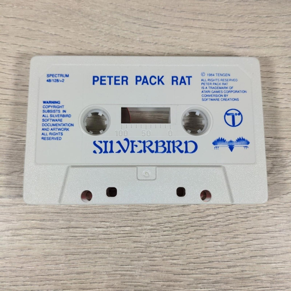 Peter Pack Rat ZX Spectrum 48/128K Game Cassette Silverbird Tested & Working