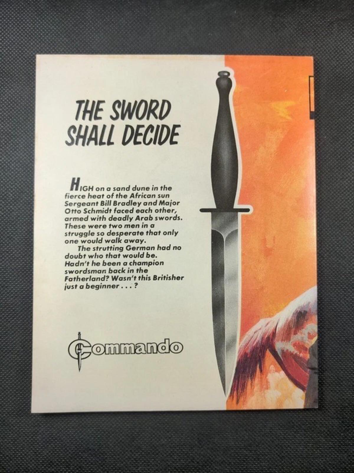 Commando Comic Issue Number 1283 The Sword Shall Decide - Retrorama UK