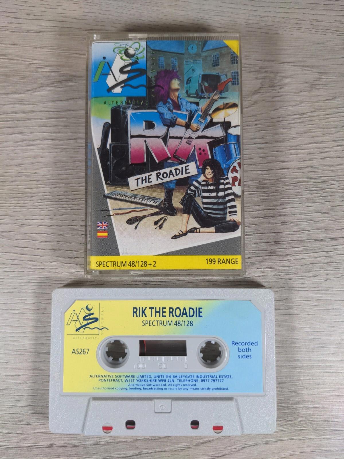 Rik The Roadie ZX Spectrum 48K 128K Game Cassette Tested & Working Vintage Game