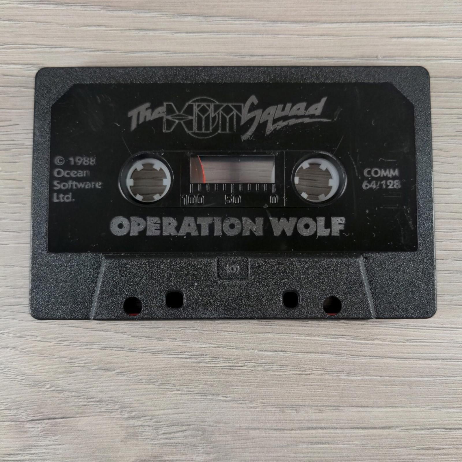 Operation Wulf Commodore 64 C64 Video Game Cassette Tested & Working