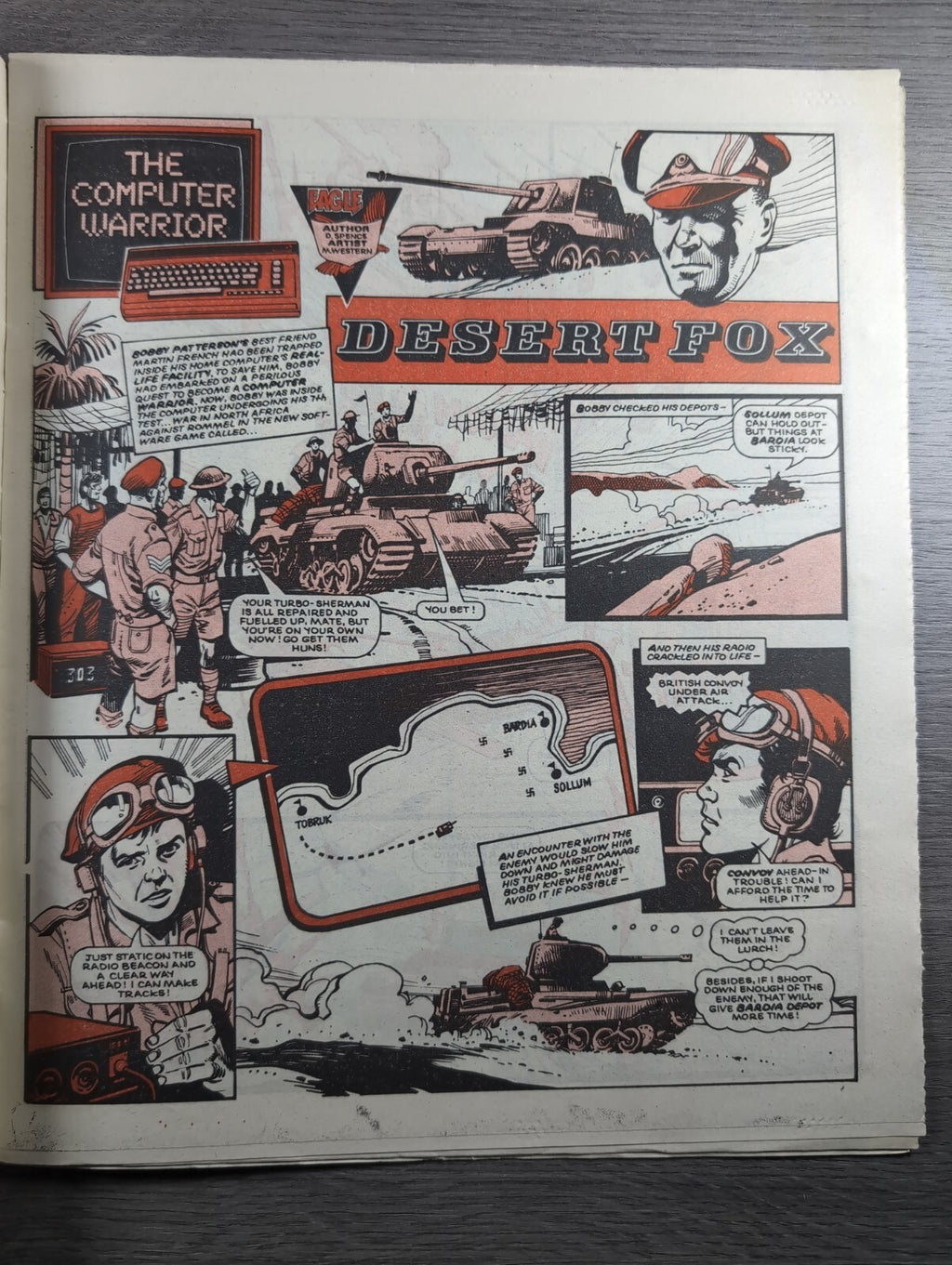 Eagle And Tiger Comic Issue No. 203 8th February 1986 Vintage Retro UK Comic