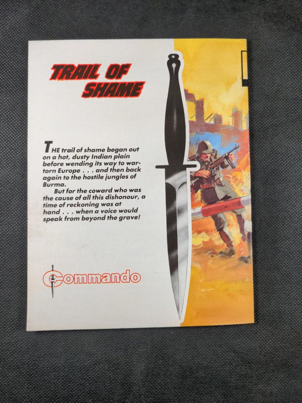 Commando Comic Issue Number 2785 Trail Of Shame - Retrorama UK