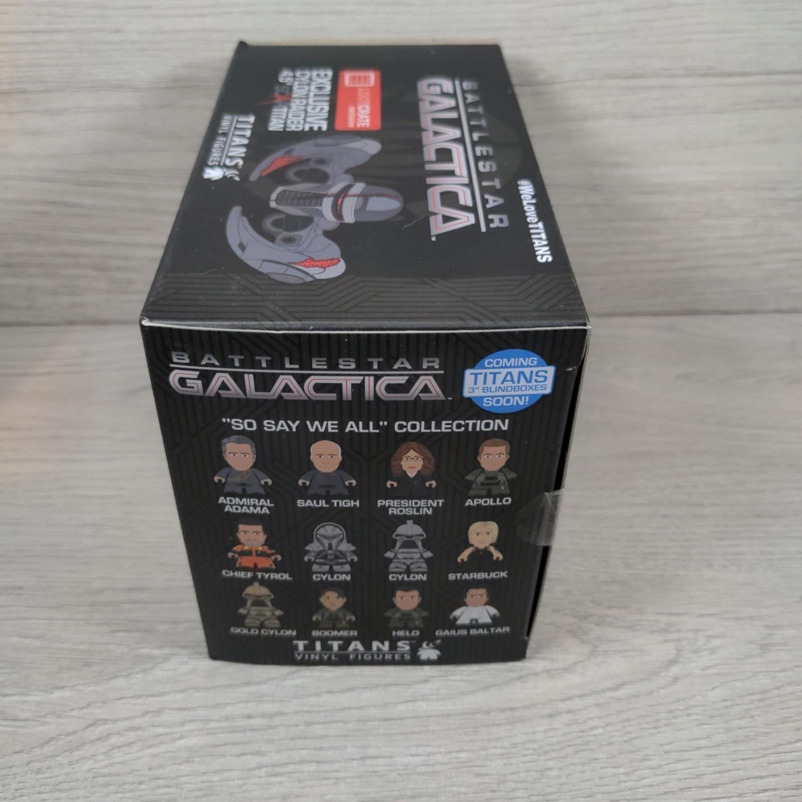 Loot Crate Exclusive Battlestar Galactica Cylon Raider 4.5" Scar Titan Model