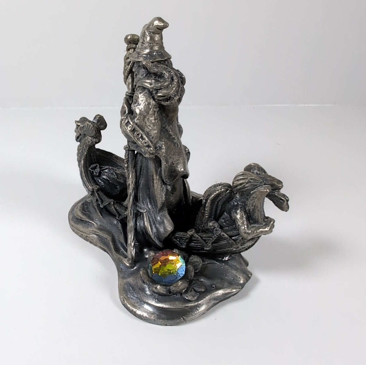 Myth & Magic The Wizard Of The Lake The Tudor Mint Pewter Metal Figure