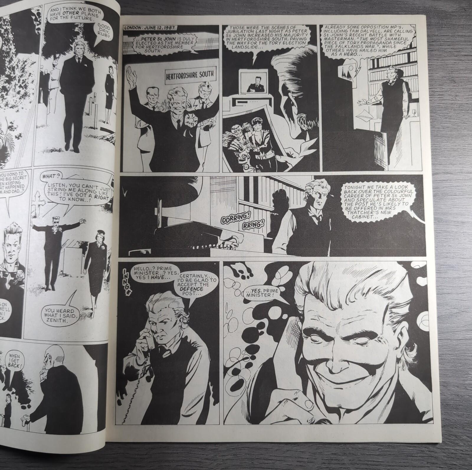 2000AD Prog 550 Featuring Judge Dredd 28th November 1987 Vintage Comic