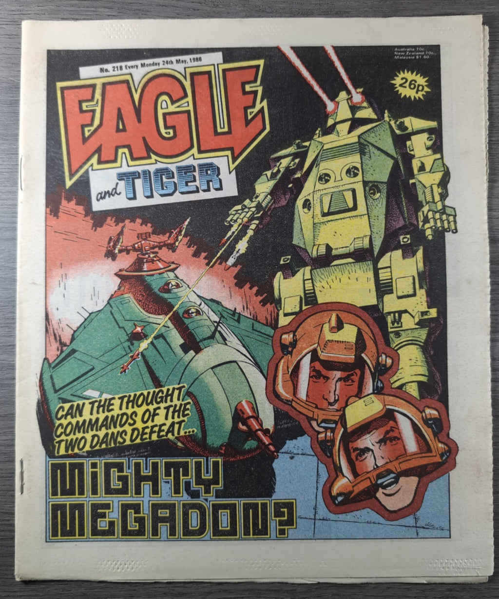 Eagle Comic Issue No. 218 24th May 1988 Vintage Retro UK Comic