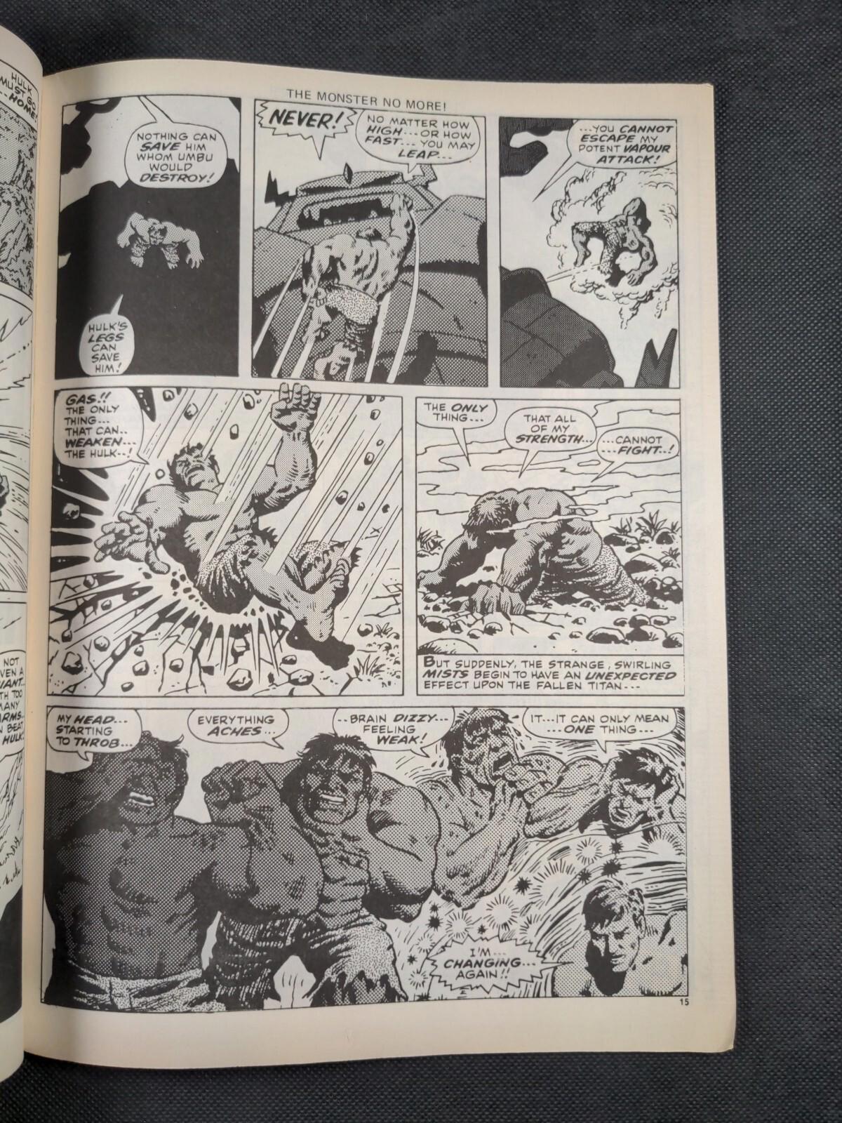 Mighty World of Marvel Issue No 62 December 1973 Marvel UK  Vintage Comic