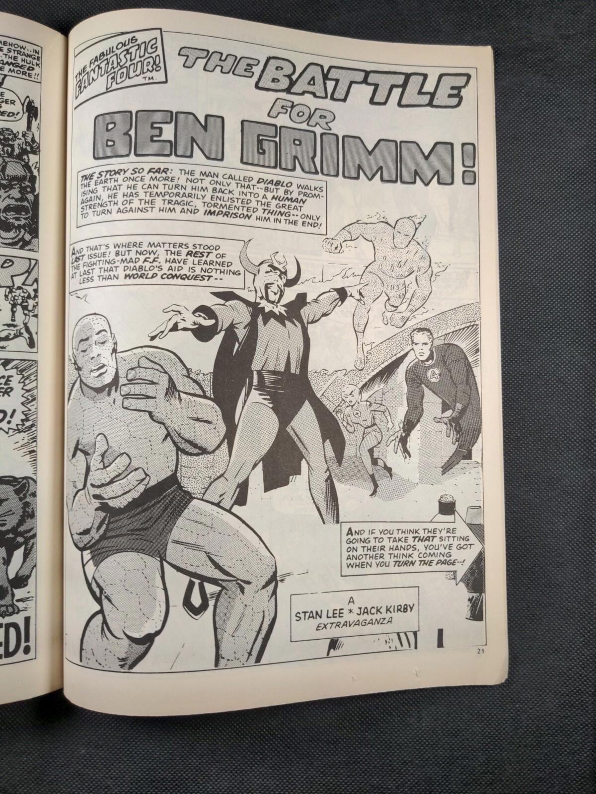 Mighty World of Marvel Issue No 62 December 1973 Marvel UK  Vintage Comic