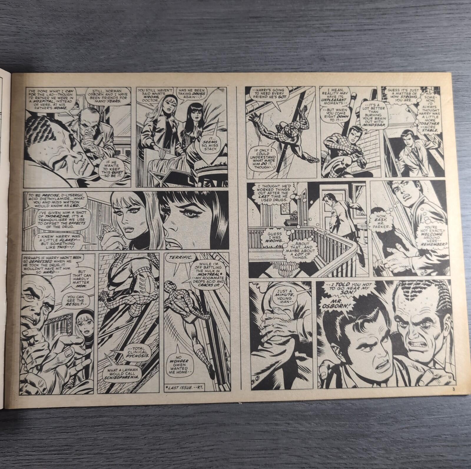 Super Spider-Man With The Super Heroes No.  170 Marvel Comics 1976 Vintage Comic