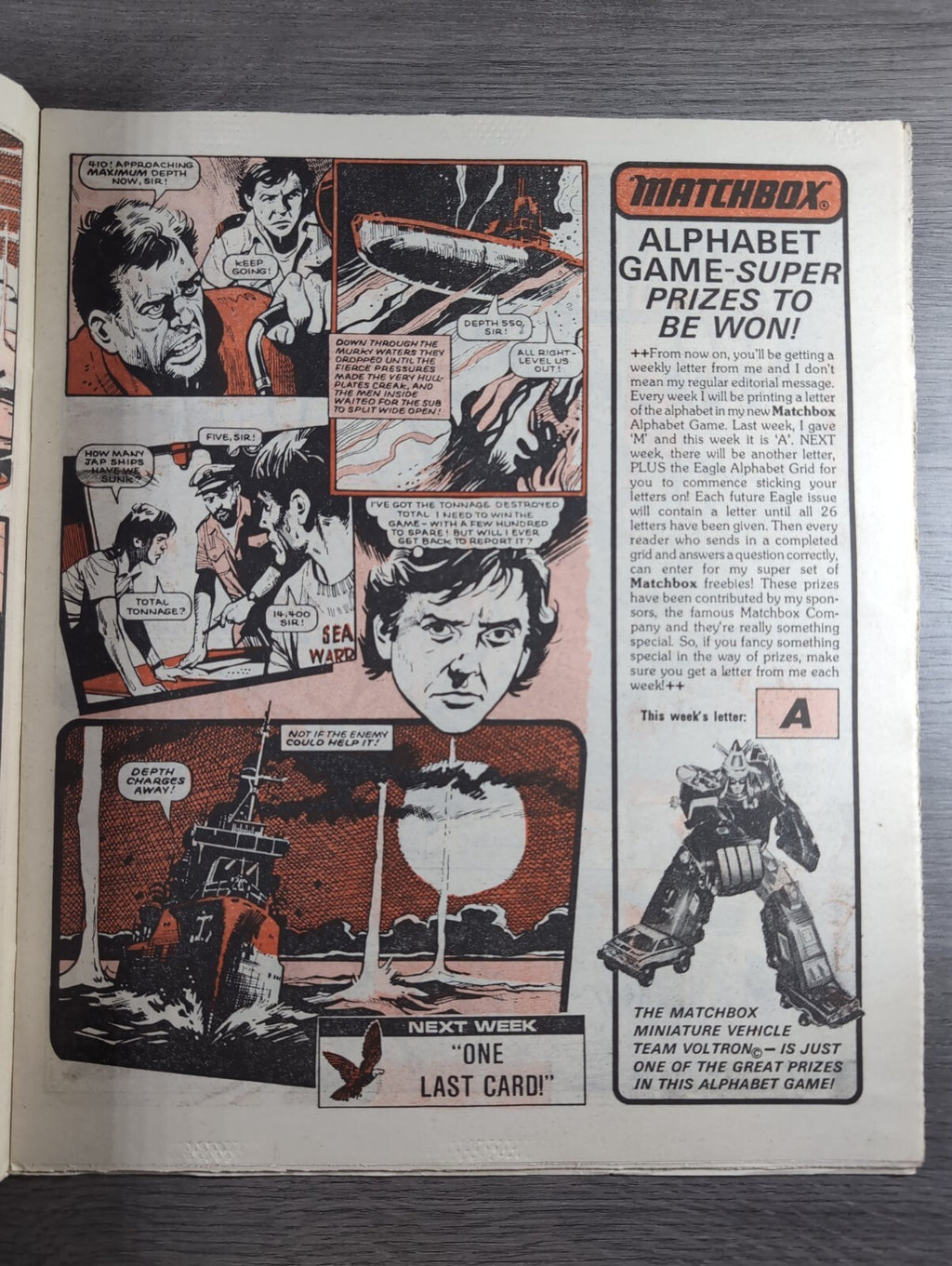 Eagle Comic Issue No. 224 5th July 1986 Vintage Retro UK Comic