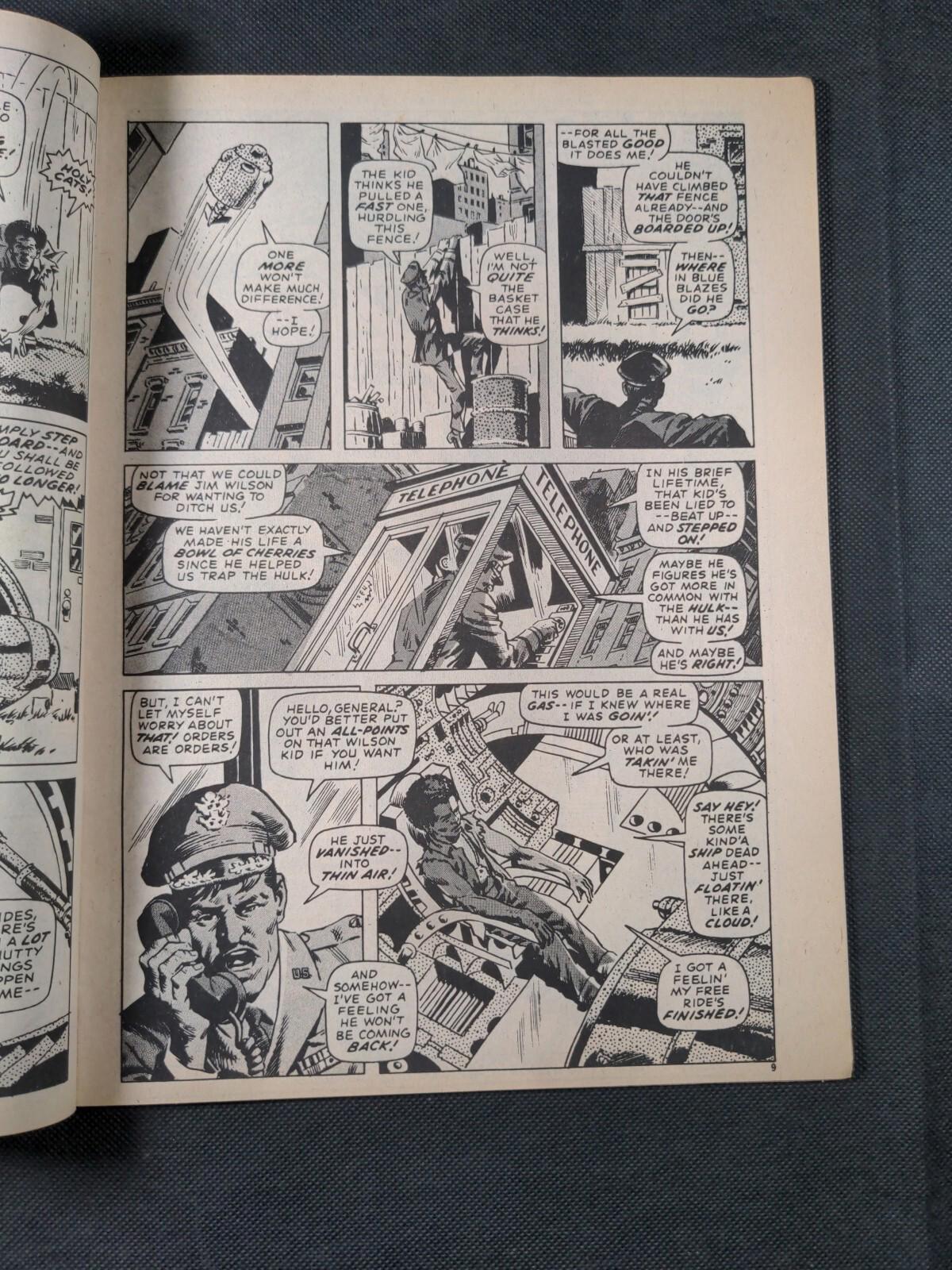 Mighty World of Marvel Issue No 95 July 1974 Vintage Marvel UK Comic