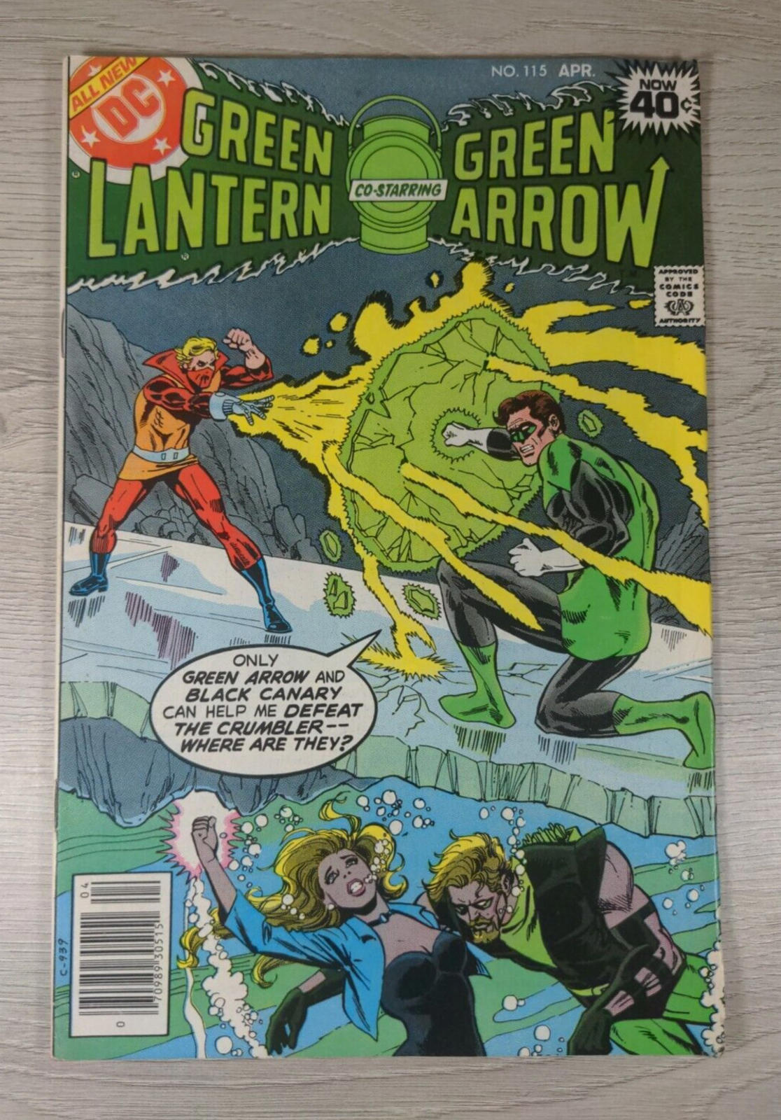 DC Comics Green Lantern #115 April 1979 Co-Staring Green Arrow - Vintage Comic - Retrorama UK