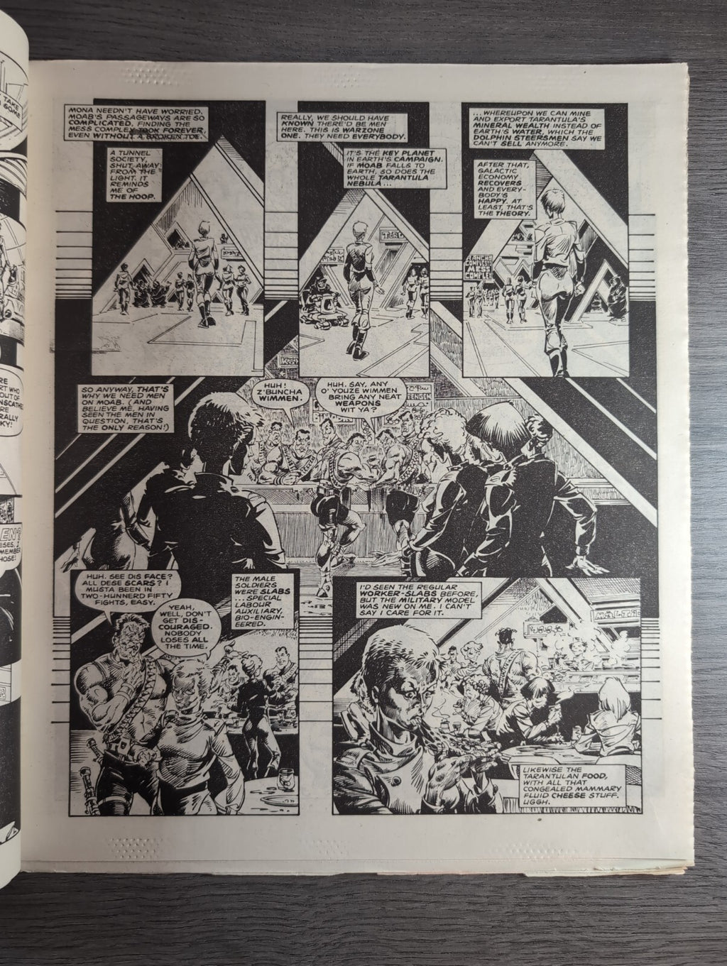 2000AD Prog 460 Featuring Judge Dread Comic 8th March 1986 Vintage Retro Comic