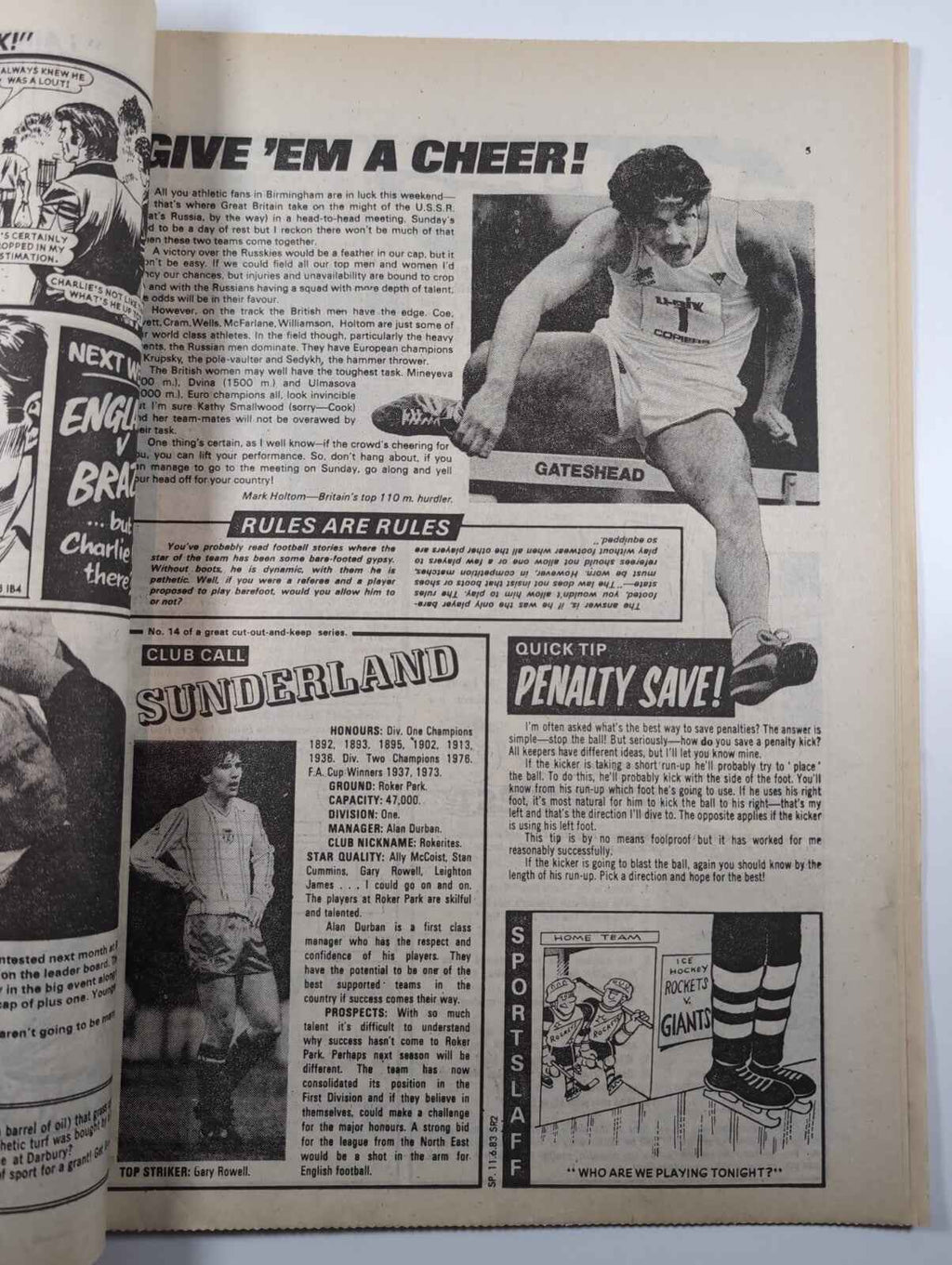 Spike Comic Issue No. 21 June 11th 1983 D.C Thomson Vintage Retro Comic