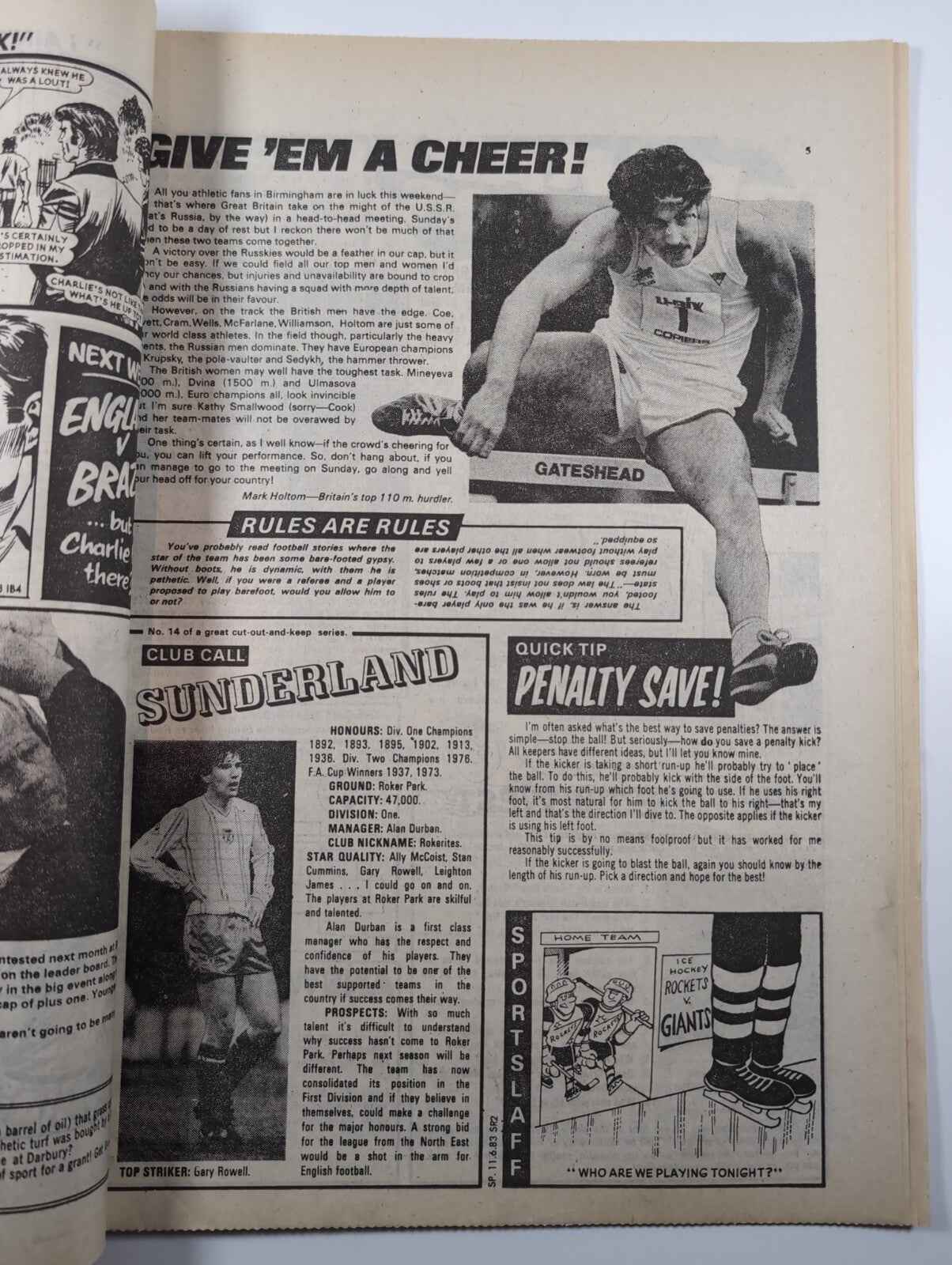 Spike Comic Issue No. 21 June 11th 1983 D.C Thomson Vintage Retro Comic