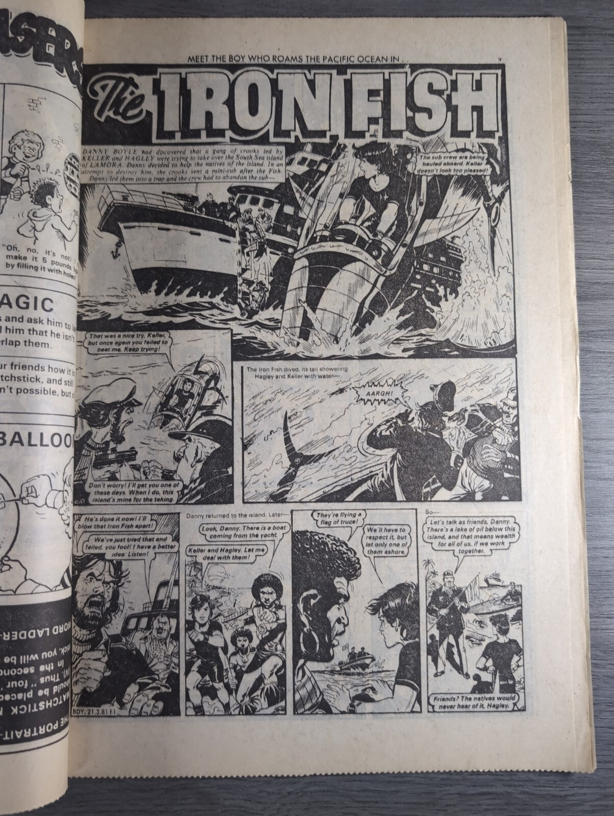 Buddy Comic Issue No 6 21st March 1981 Vintage Retro Comic