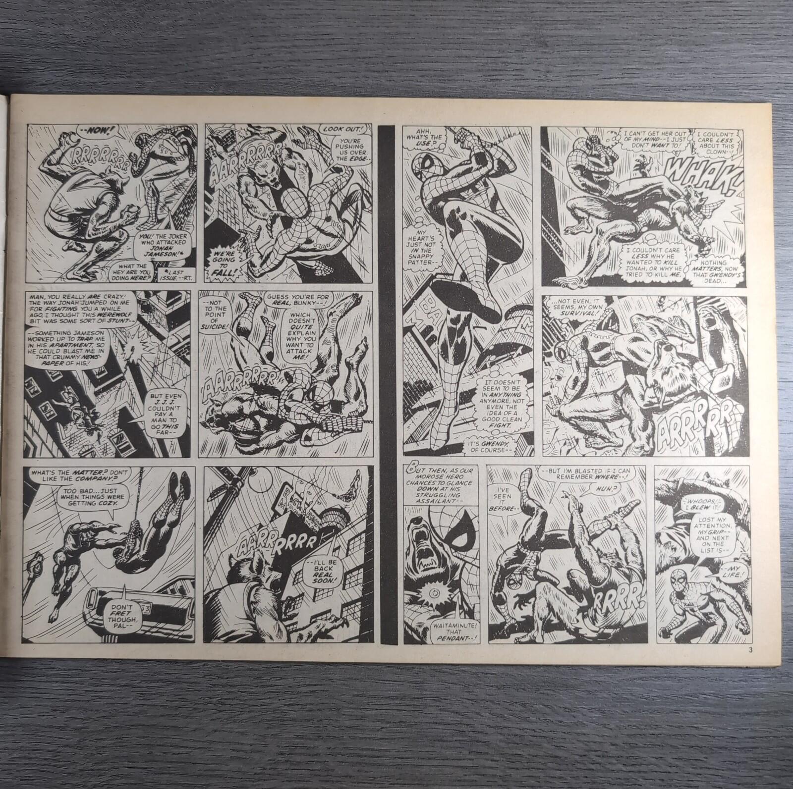Super Spider-Man With The Super Heroes No. 174 Marvel Comics 9th June 1976