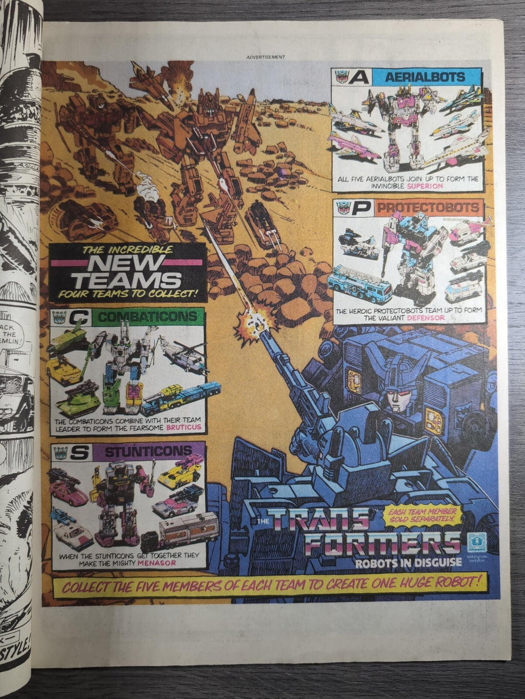 Eagle Comic Issue No. 262 28th March 1987 Vintage Retro UK Comic
