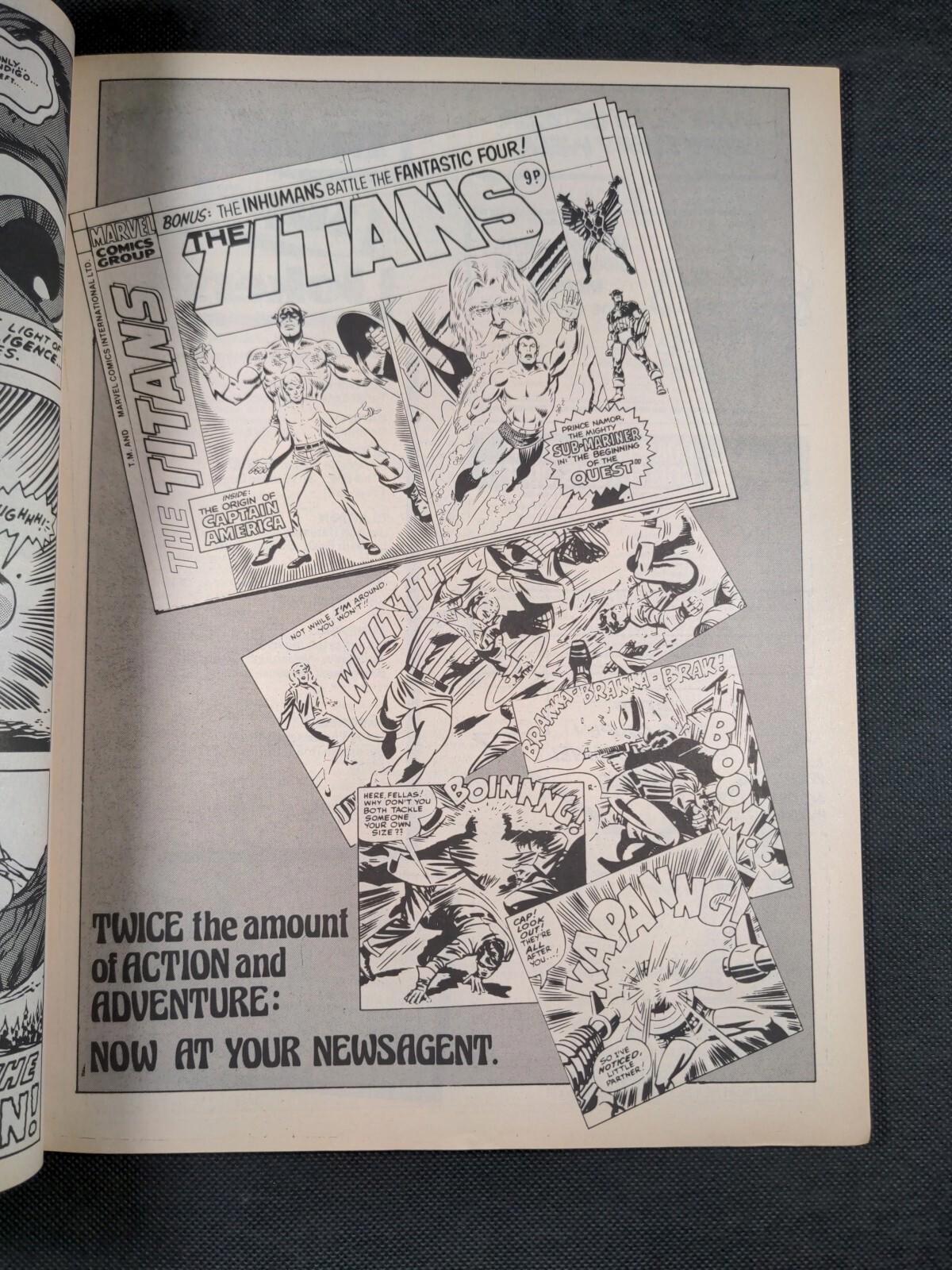 Mighty World of Marvel Issue No 161 November 1975 Marvel UK Vintage Comic
