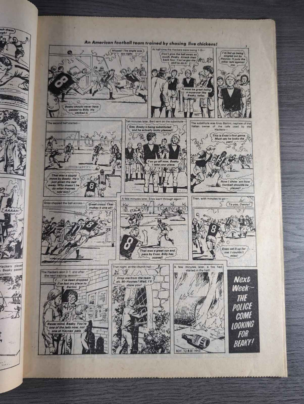 Buddy Comic Issue No 31 12th September 1981 Vintage Retro Comic